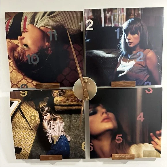 Official Taylor Swift Midnights Clock Set for Vinyls - Picture 4 of 4
